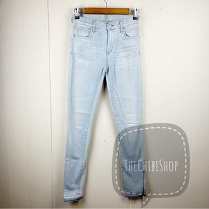 CoH Light Wash High Waist Rocket Split Hem Jeans sz 26